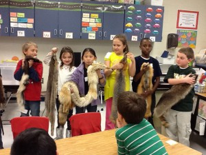 Four Oaks Elementary School Students at their after school science club
