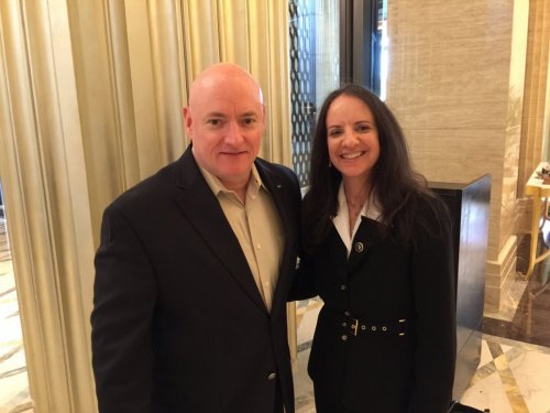 O’Donnell with US Astronaut Scott Kelly