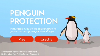Penguin Protection title screen