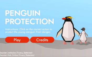 Penguin Protection title screen