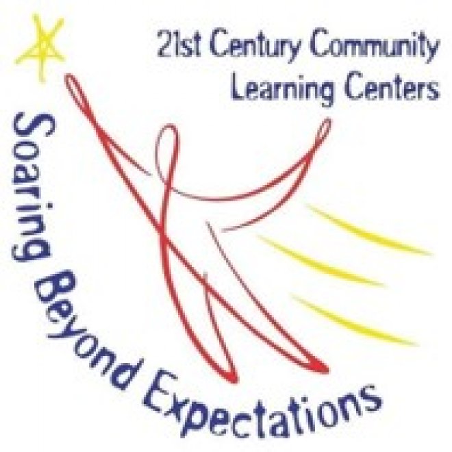 A line art illustration of a person reaching for a yellow star with text that says Soaring beyond expectations