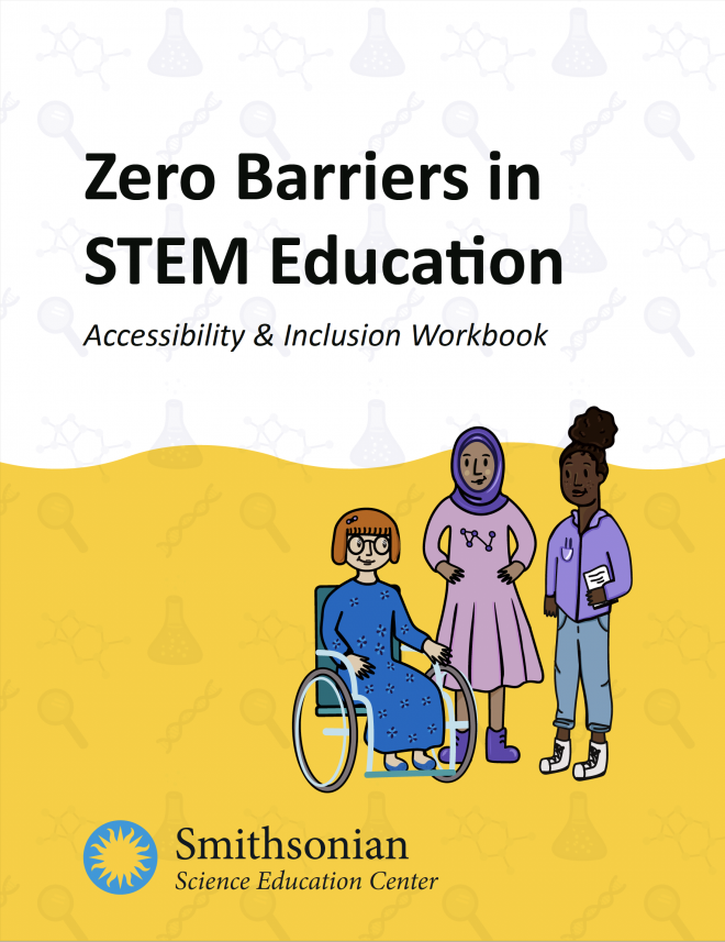 Zero Barriers in STEM Education Accessibility & Inclusion Workbook cover